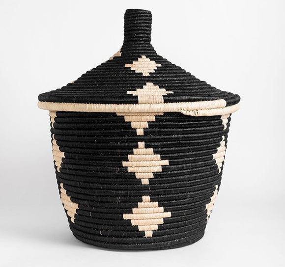 Palm Diamond Lid Basket