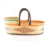 Baby Bassinet| Moses Basket |Baby cot - Winneba Black & Orange