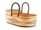 Baby Bassinet| Moses Basket |Baby cot - Winneba Black & Orange