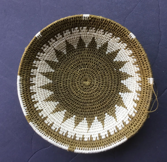 HANDWOVEN SISAL ZIENZELE BASKET 8” # 45